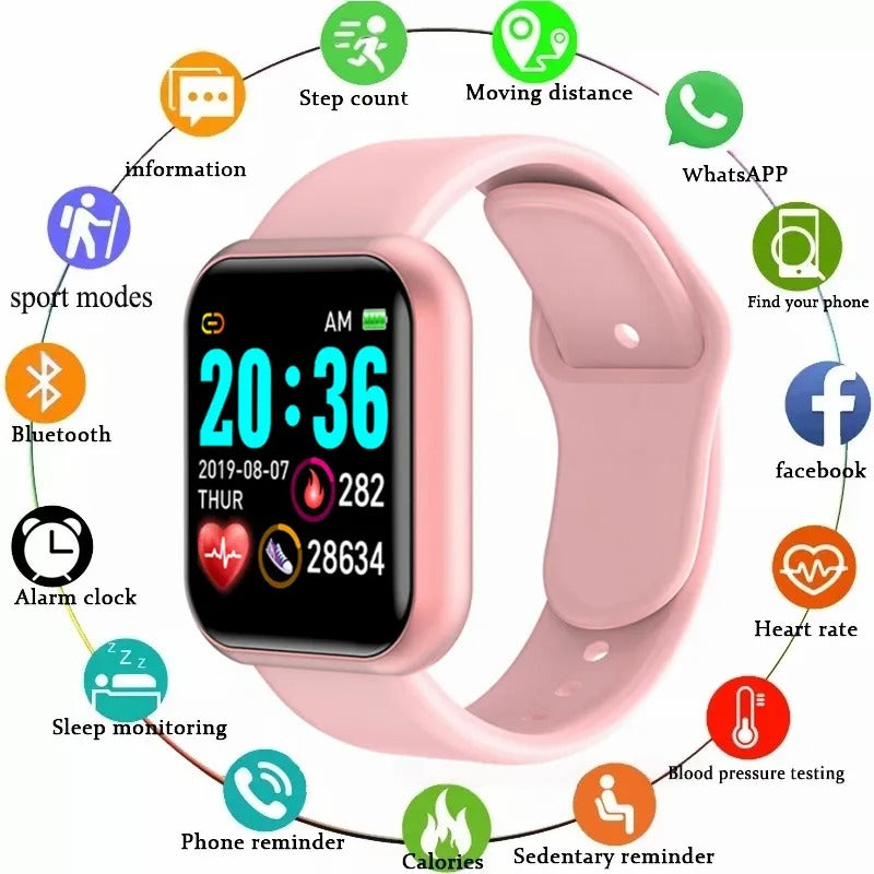 Multifunctional Smart Watch Men Women Bluetooth Connected